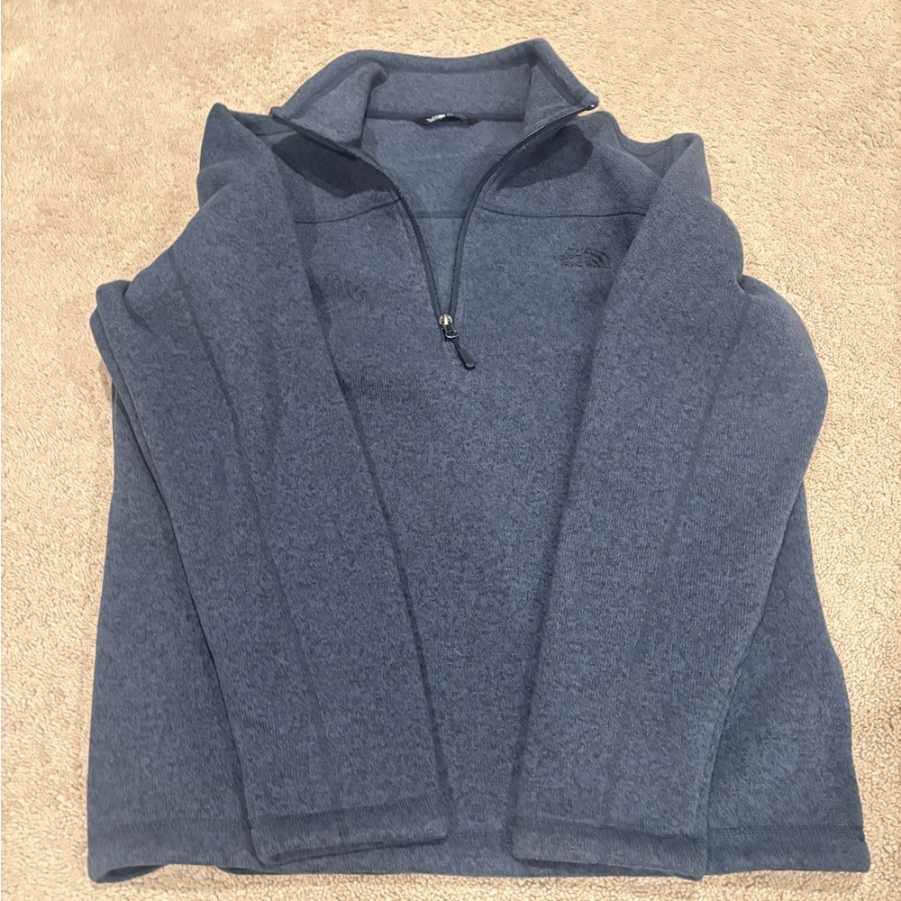 The North Face Men's Blue Zip Up Sweater
